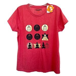 Westsport Yoga Women's Tee T-Shirt Size L Coral